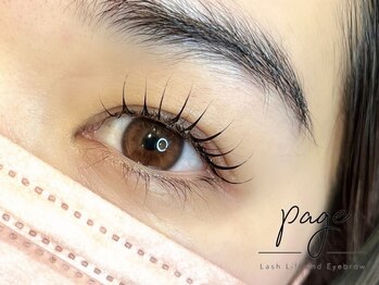 ペイジ(page)/毛を労わる次世代まつげパーマ