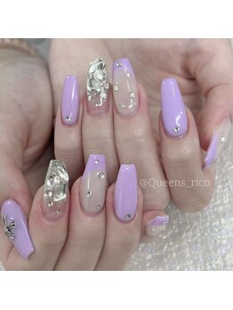 クイーンズビューティーサロン 新宿本店(Queen's beauty salon)/チップ長さ出し10本やり放題