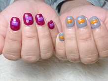 マハロネイル(Mahalo Nail)/持ち込みデザイン　¥7800～