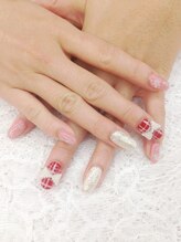 ネイリシャス(NAILICIOUS)/チェックリボン♪＋550×2