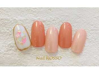 ネイルロッソ 浅草店/ジューシーベージュ