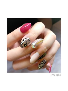 アイビーネイル(ivy-nail)/ヒョウ柄ネイル♪