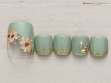 ノーネイル 大宮(NO NAIL)/ひまわりフレンチ ￥4990
