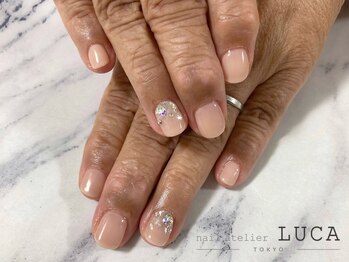ネイルアトリエルカ(nail atelier LUCA)/R-146 大人可愛いハートネイル