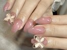 ワンカラー/ラメグラネイル