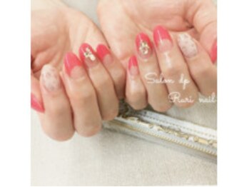 サロンドルリネイル(salon de Ruri nail)/◎レオパード*アプリコット