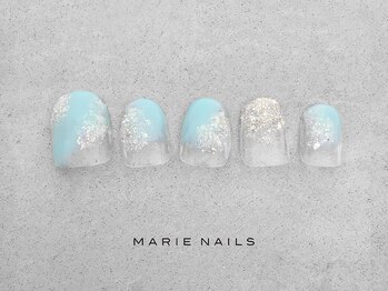 マリー ネイルズ いわきラトブ店(MARIE NAILS)/定額5,500円税込 塗りかけ 0706d