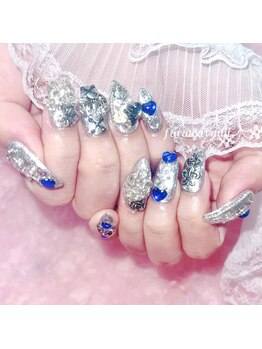 ファラウェイネイル(Faraway nail)/シルバー地雷ネイル☆