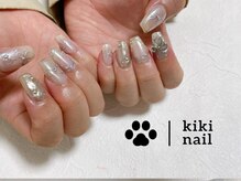 キキネイル 二子玉川(kikinail)/持ち込みデザイン／リボンネイル