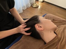 人気No.1【頭痛・首こり・巻き肩改善】極上ドライヘッドスパ＊