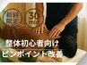 【初回限定】ピンポイント改善◆オーダーメイド整体＋電気療法30分