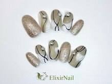 エリクサーネイル 新宿3丁目(Elixir Nail)/定額a シンプル/クーポン使用