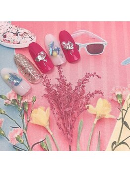 ネイルサロン&スクール ジーナ(GINA)/4月定額 スプリングアート