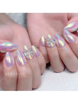 瑠璃(RURI)/ミラーネイル