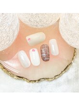 ベリー(berry)/定額¥5500ツイードネイル