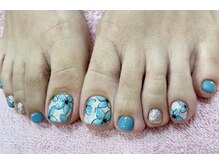 アンビジュネイル 上里店(An'bijou nail)/フット★アートのせ放題