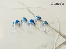 ◎フラワーフレンチネイル