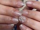 リボンラメネイル