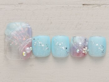 ノーネイル 大宮(NO NAIL)/マーメイド（根本クリア）￥4990