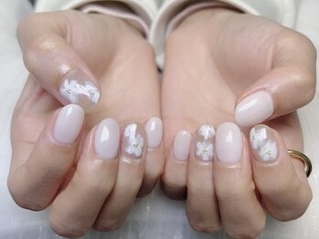カナネイル(KANA.nail)/持ち込みフラワーネイル