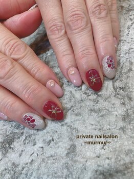 プライベート ネイルサロン マーマ(murmur)/和柄ネイル