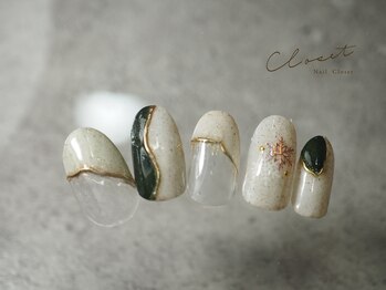 ネイルクローゼット(Nail Closet)/12月 Monthly Design