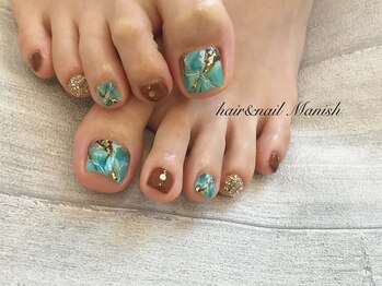 マニッシュ(Manish)/エスニック/天然石/フット