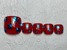 レイネイル 岐阜茜部店(RAY NAIL)/レトロフラワーネイル