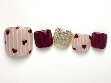クレモアネイル 池袋西口店(CLEMORE NAIL)/手書きハートネイル
