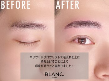 ブラン 新宿店(BLANC)の写真/[新宿/眉毛WAX・アイブロウ]初めての方大歓迎!眉毛デザイン&眉スタイリング3,990円★眉毛パーマ(HBL)も対応