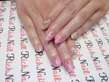 ネイル リッチ(Nail Rich)/甘辛MIXデザイン☆