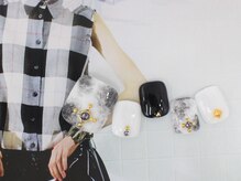 ネイルサロンセレーネ(Selene)/大理石風フット☆