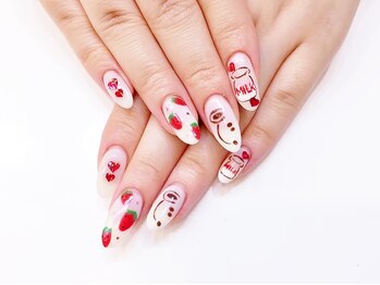 ネイルコレクション ピンク(Nail Collection Pink)/ジェル付放題＋キャラペイント