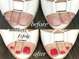 選べるワンカラーフットジェル！