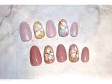 ネイルサロン ブリオン(Nail Salon Bullion)/トロピカルフラワーネイル