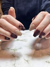 テソロネイル(TESORO nail)/紅葉ネイル