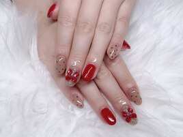 クリスマスネイル