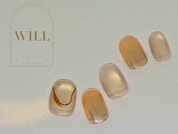 ネイルサロン ウィル 恵比寿(will)/ミラーニュアンスネイル