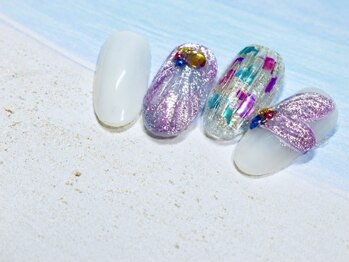 ハリーネイル(Harry Nail)の写真/周りと差がつく夏の可愛いデザインを豊富にご用意♪春イベントのお出かけ前にも♪