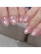 ニキ ヘアー ネイル(niki hair nail)の写真/シンプルな" ブライダルネイル "も人気♪