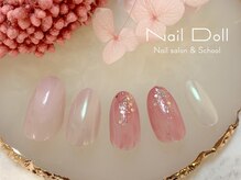 ネイルドール(Nail Doll)/オーロラ×ピンク