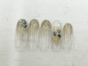 プルミエ ネイル(Premier Nail)/NEW!定額☆変形ラメグラ