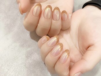 ビーカラフル 渋谷店(Becolorful)/エレガントなベージュネイル