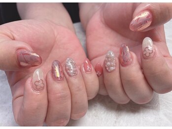 サロンドエス(Salon’d S.)/ホイルミラーネイル