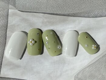 バタフライ 津田沼店(Butterfly)/定額デザインB/パールネイル