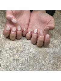 white × gold