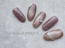 ネイルサロン バロック(Nail Salon BAROQUE)/マグネット×フラッシュネイル