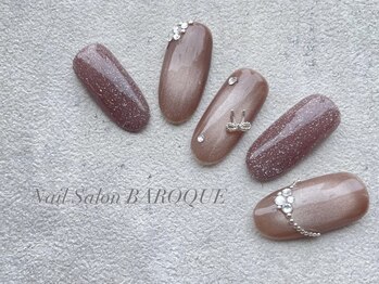 ネイルサロン バロック(Nail Salon BAROQUE)/マグネット×フラッシュネイル