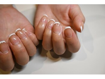 ウノプリール ネイル 茶屋町店(unopulir nail)/【シンプルフレンチアート】