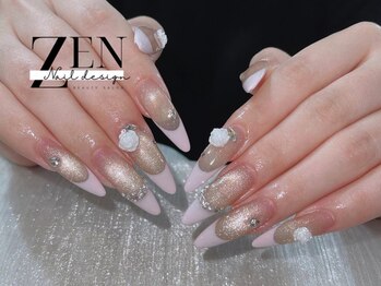 ゼン ネイル デザイン 池袋(ZEN NAIL DESIGN)/* 長 さだしやり放題×つけ放題